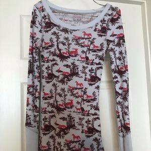 Light blue long sleeve top